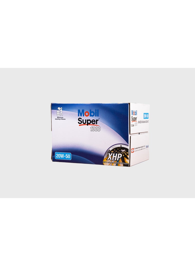Mobil Super Extra High Performance 20w50 Engine Oil – 12X1L - Image 3